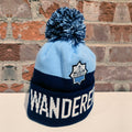 Tri-Color Pom-Pom Beanie (Infant)