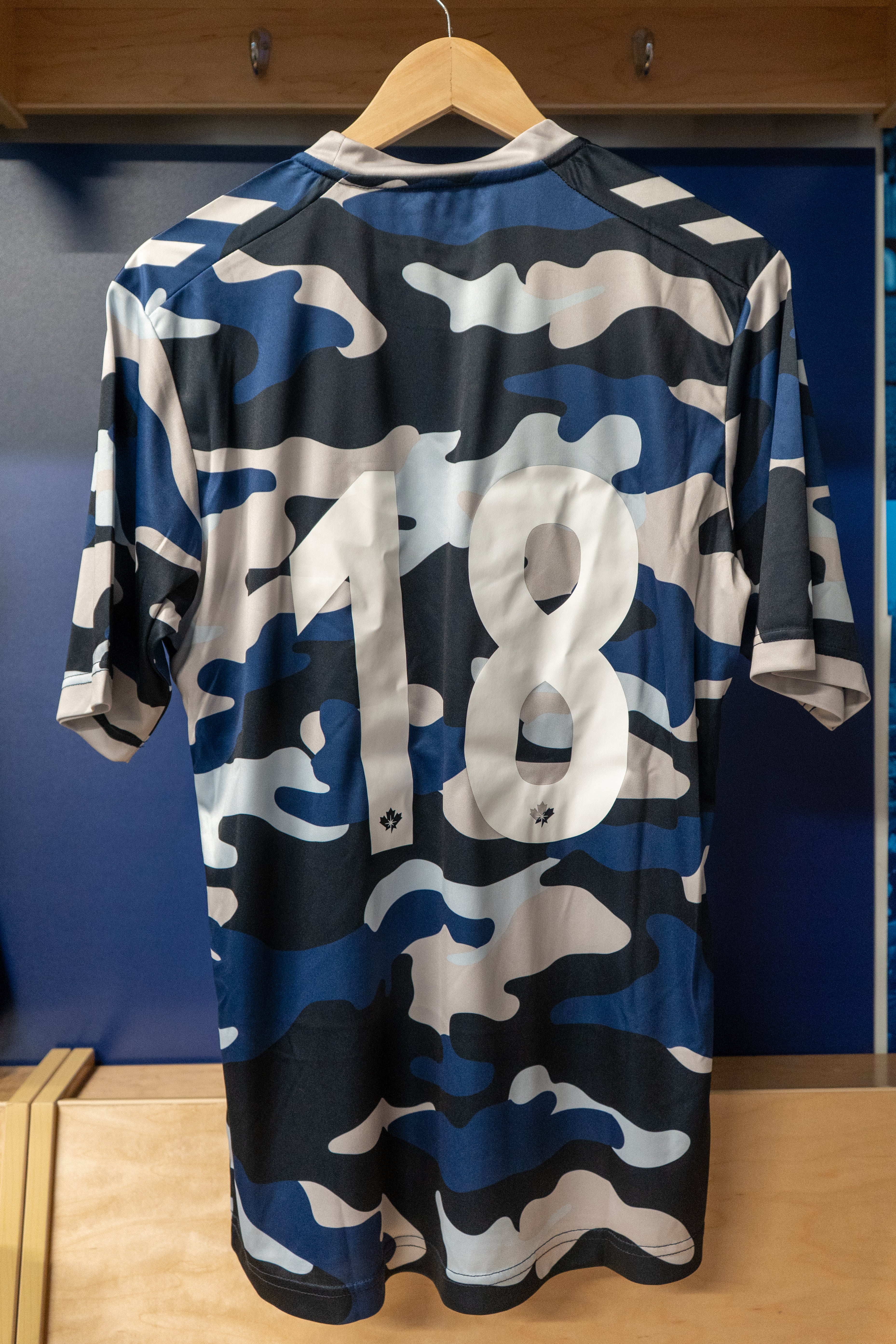 Naval Camo Warm-Up Jersey - Rampersad (Medium)