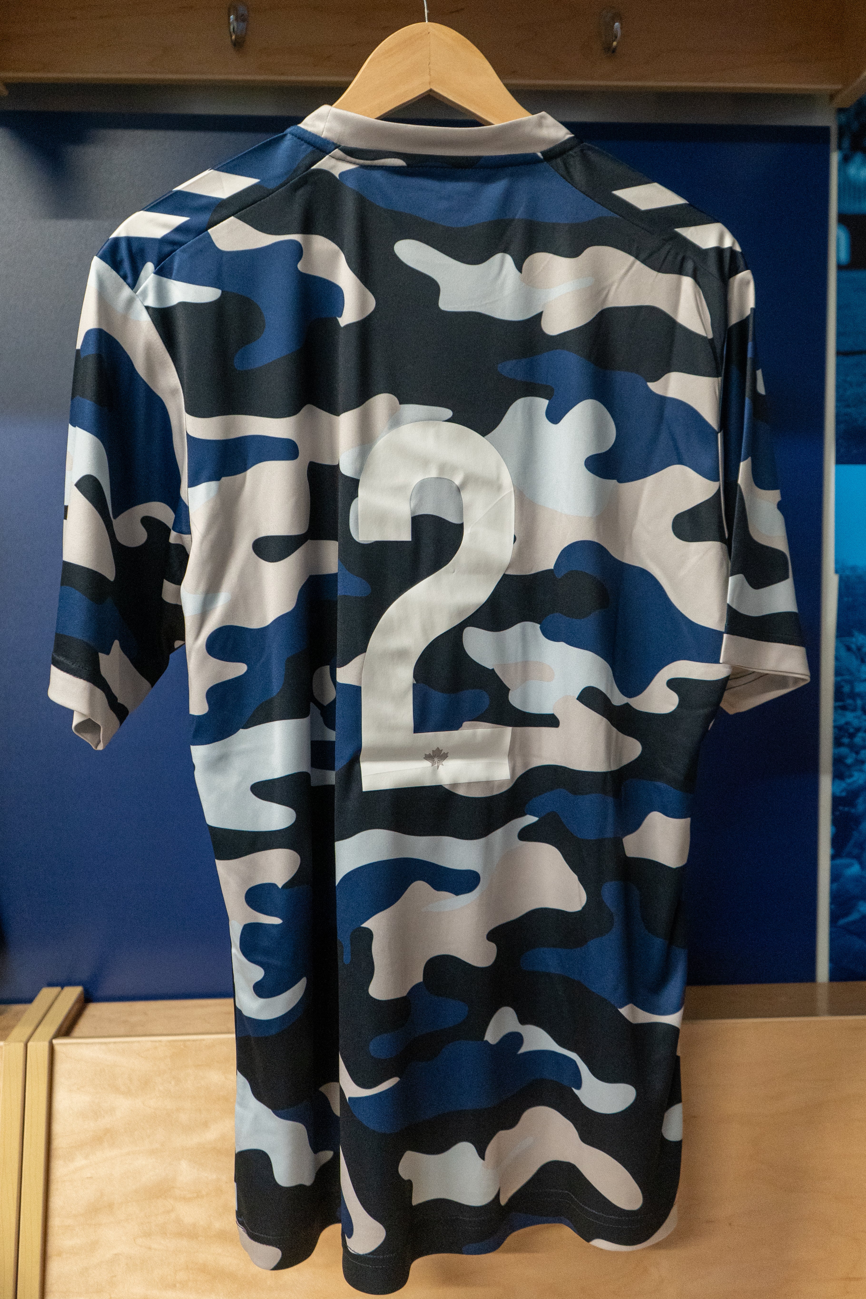 Naval Camo Warm-Up Jersey - Linder (Large)