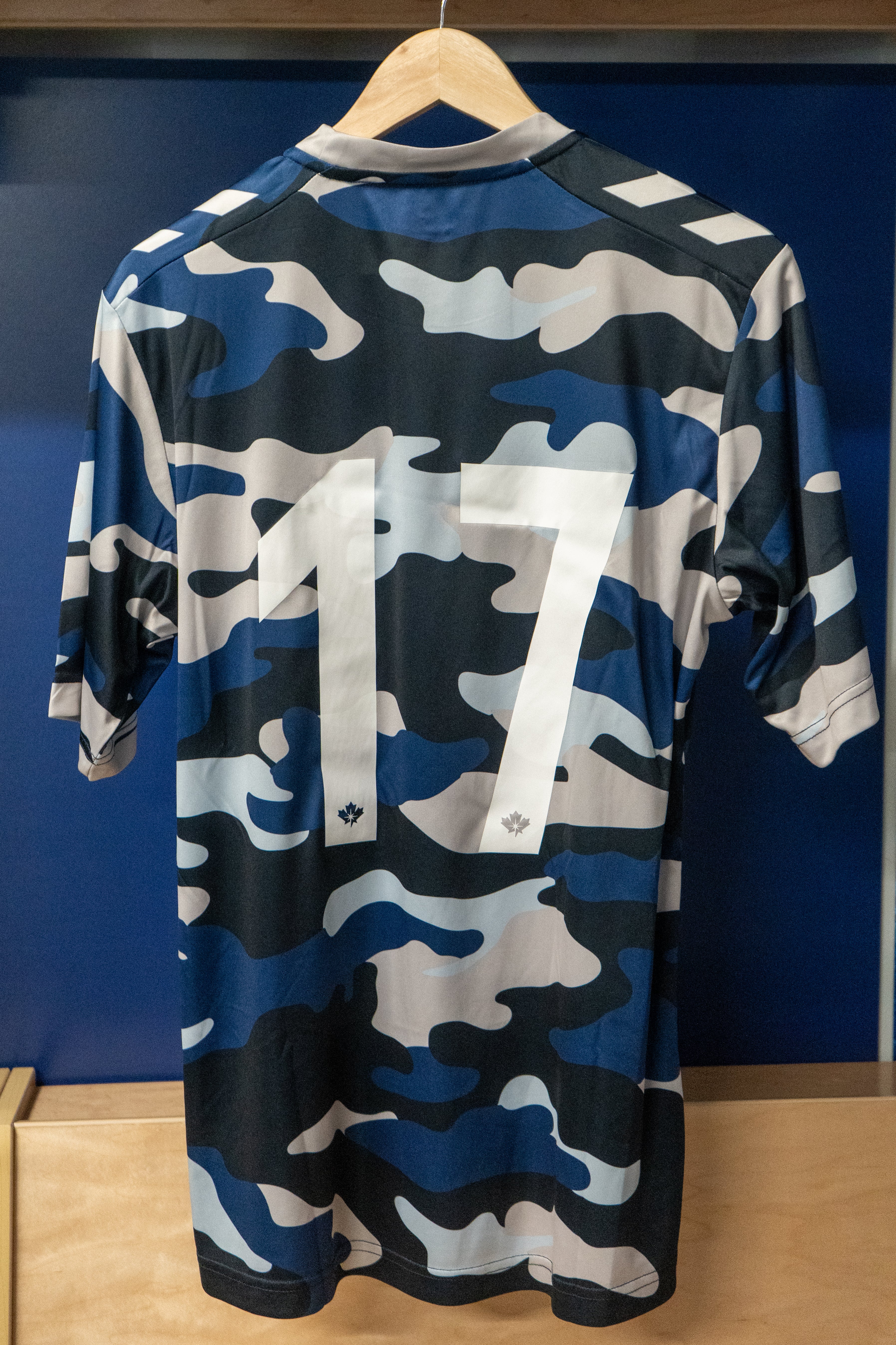 Naval Camo Warm-Up Jersey - Troisi (Medium)