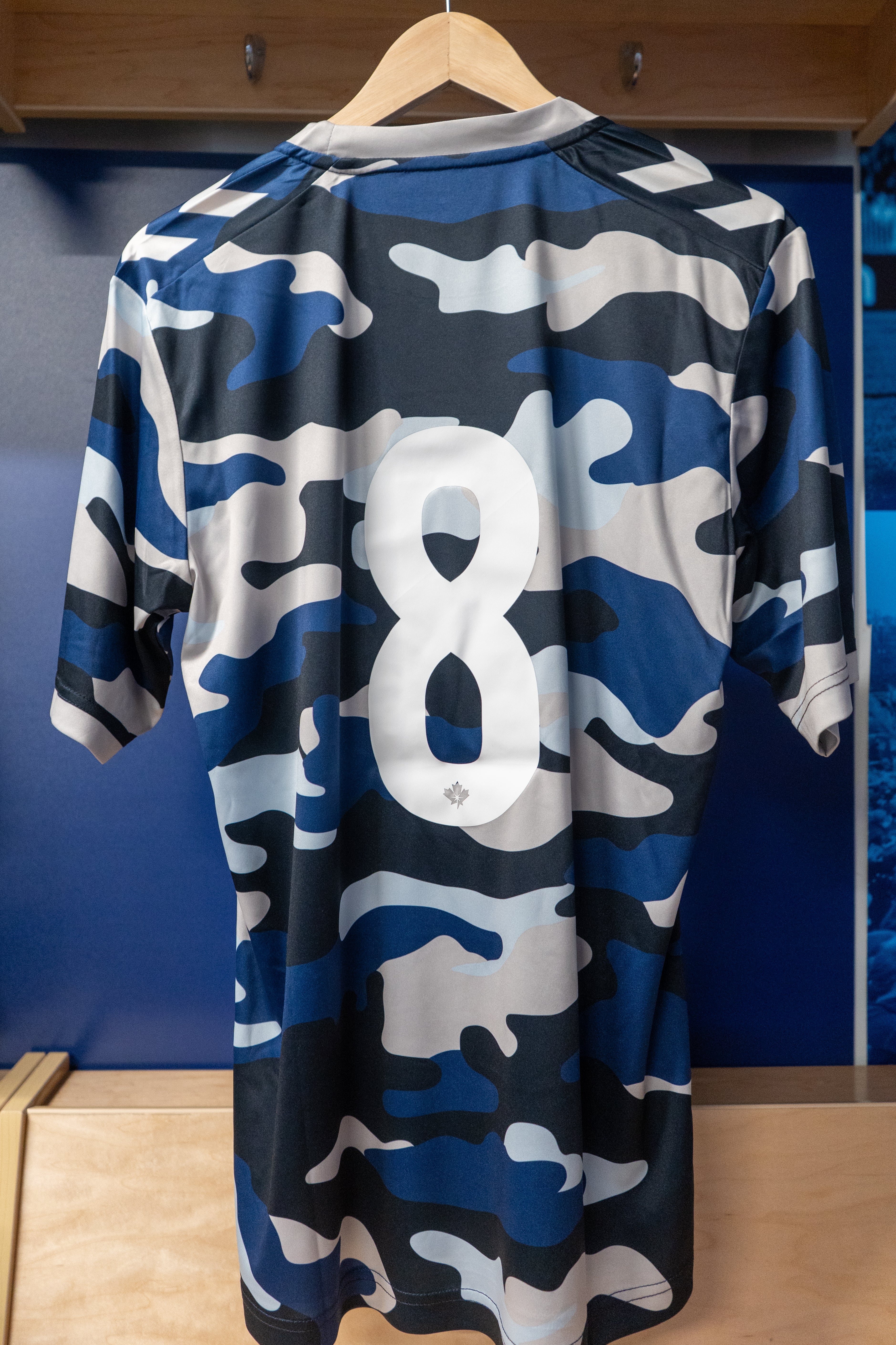 Naval Camo Warm-Up Jersey - Johnston (Medium)
