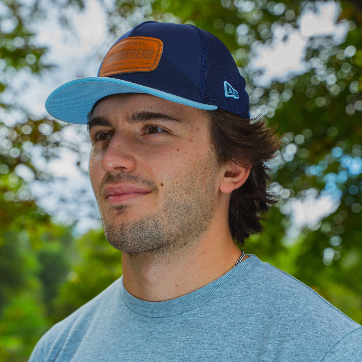 Wanderers Leather Patch Hat