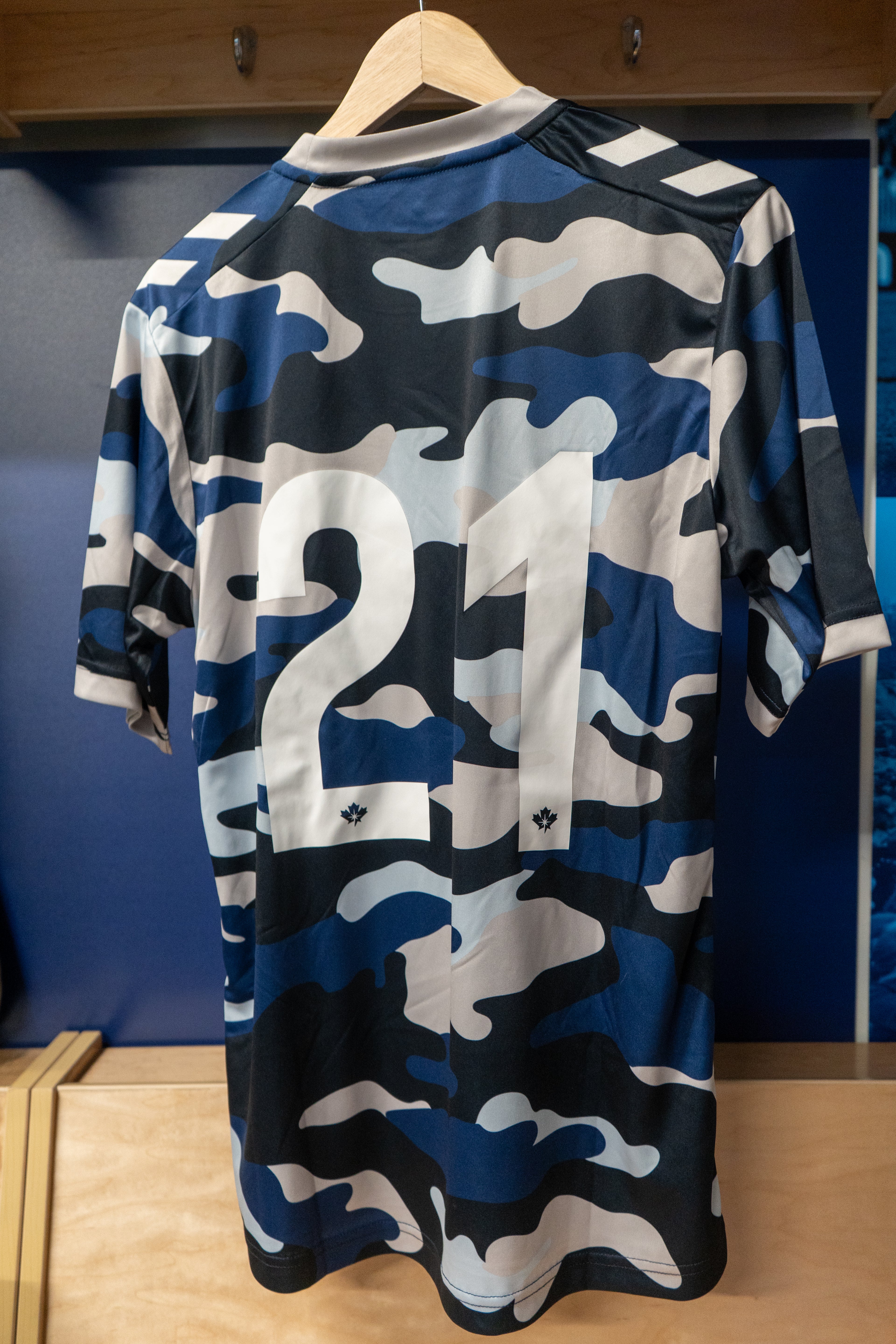 Naval Camo Warm-Up Jersey - Alphonse (Medium)