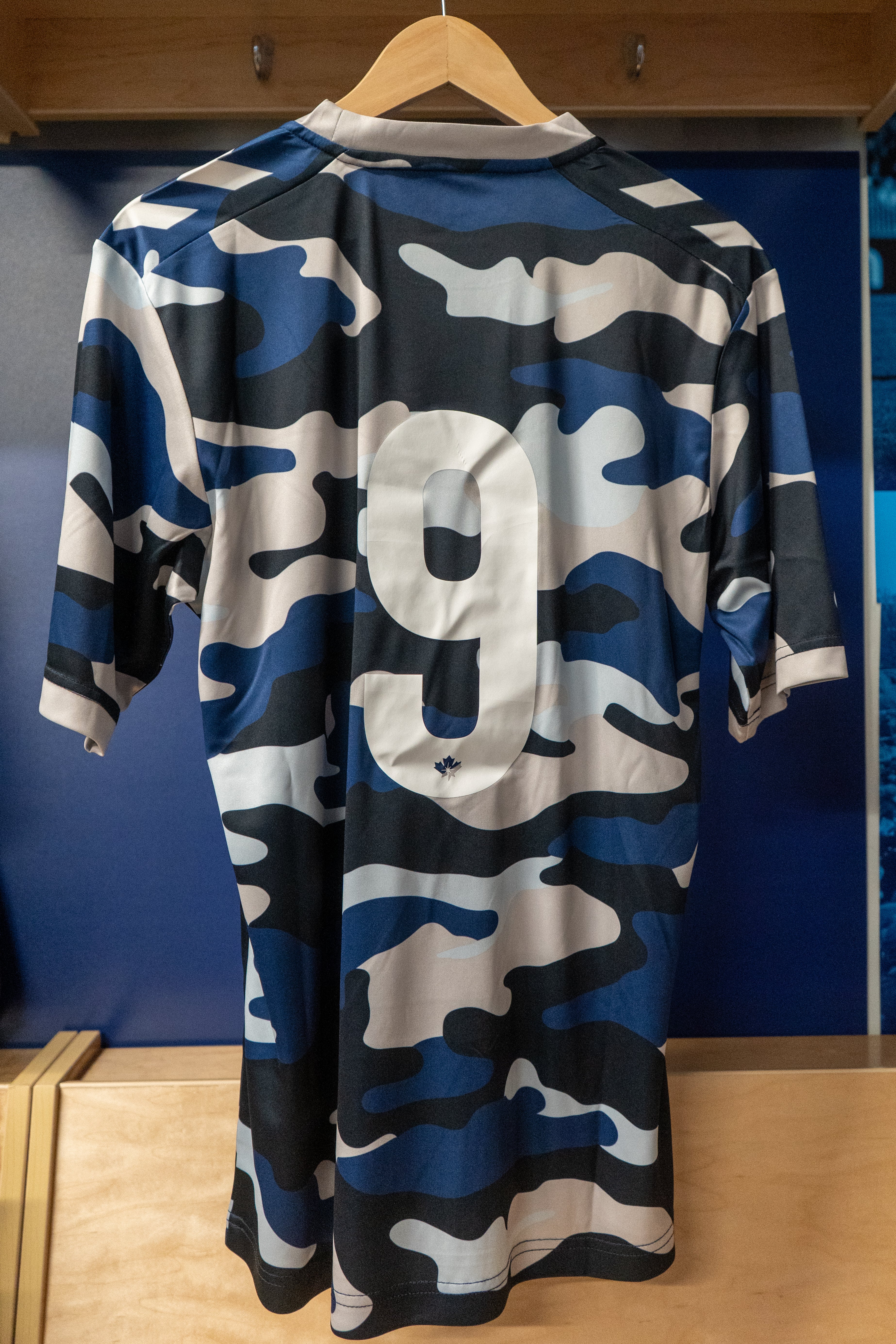 Naval Camo Warm-Up Jersey - Akinwale (Medium)